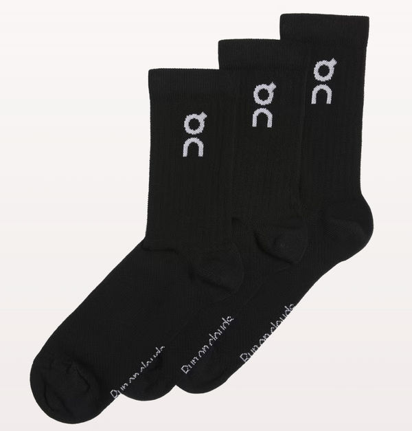 On Logo Sock 3-Pack U Unisex 399.01719 Black